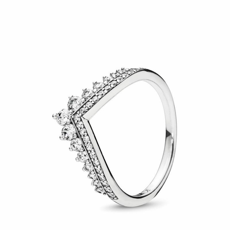 Pandora Princess Wish Stackable Ring Silver Egypt BK9468037